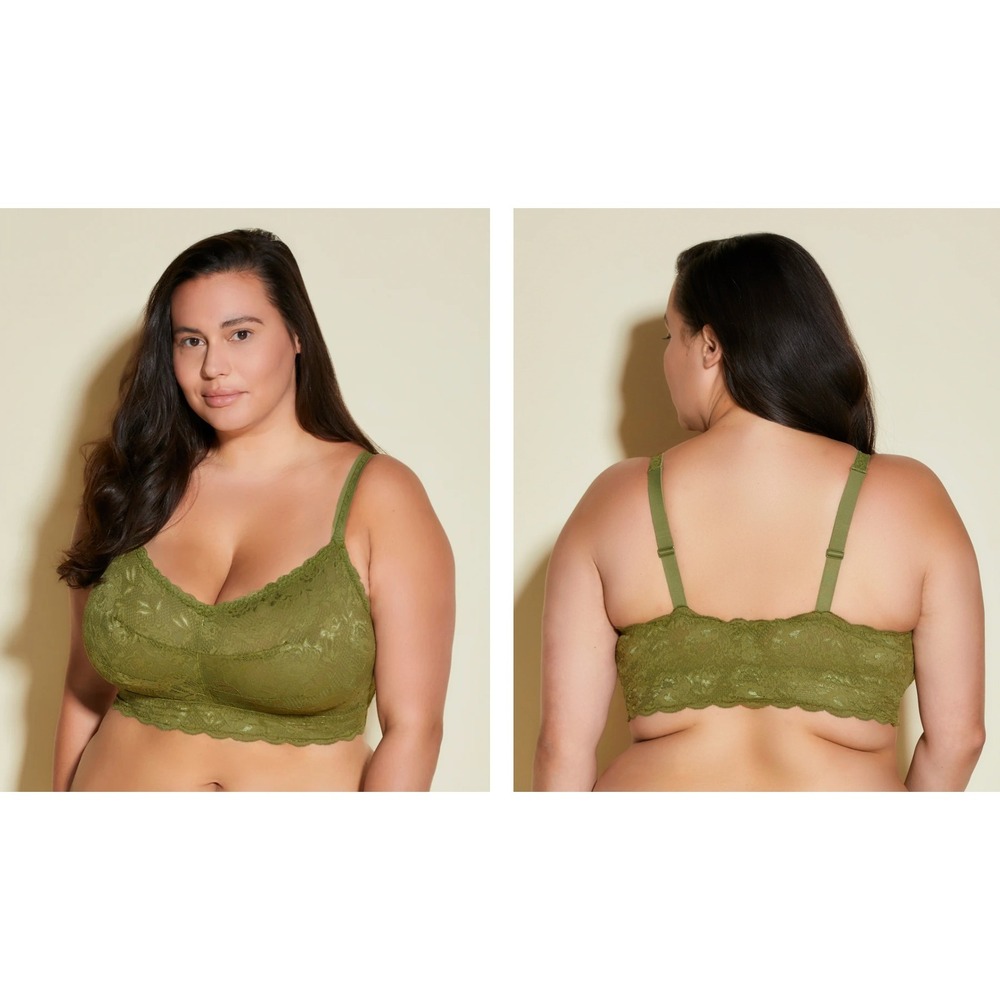 Cosabella NSN Ultra Curvy Sweetie Bralette Aloe‎ Green NEVER1321 S NEW